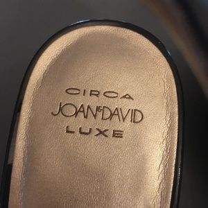 Circa Joan & David black leather sandals 10M